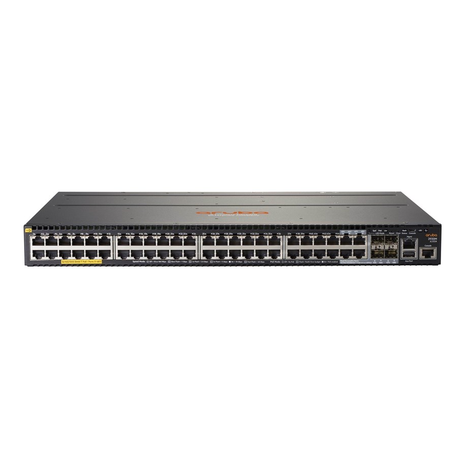 Switch - Hewlett Packard Enterprise Aruba 2930M 48G PoE+ 1-slot Switch - JL322A