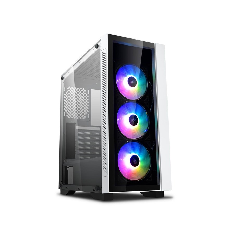 Case - DeepCool MATREXX 55 V3 ADD-RGB WH 3F - Case - Miditower - Wit - DP-ATX-MATREXX55V3-AR-WH-3F