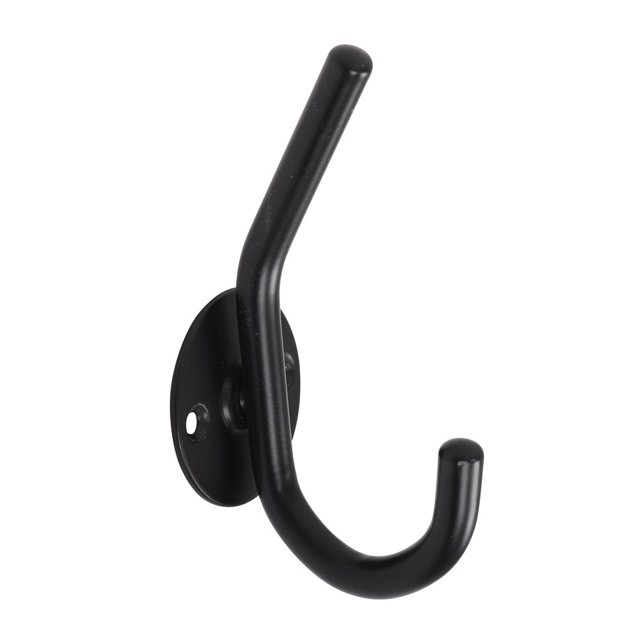 Deurbeugels en scharnieren  - Home>it Hat hook single A4 - Zwart - 10023