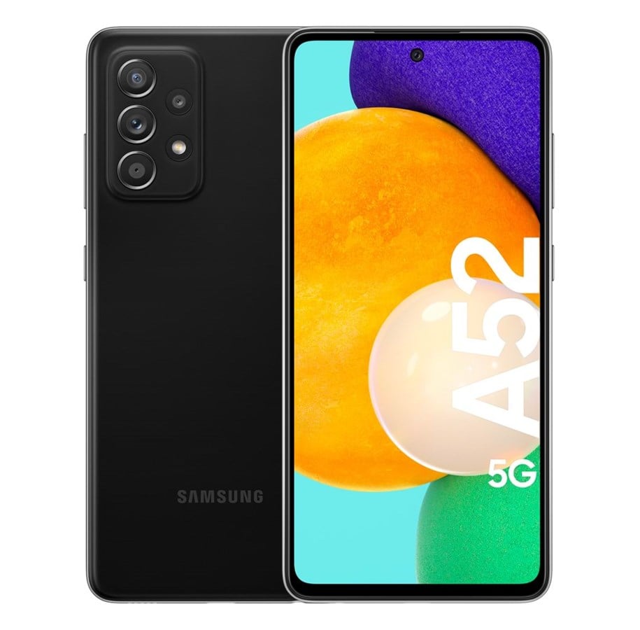 Mobiel - Samsung Galaxy A52 5G 128GB/6GB Enterprise Edition - Awesome Zwart - SM-A526BZKDEEB