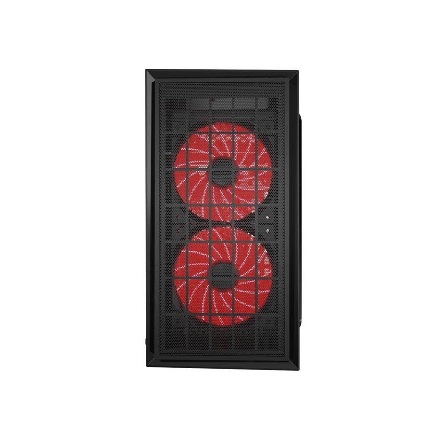 Case - Gembird FORNAX-950R - tower - micro ATX - Case - Tower - Zwart - CCC-FORNAX-950R
