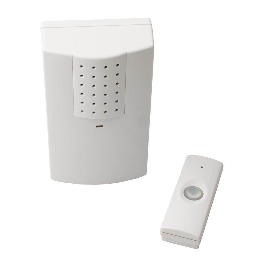 Elektrische apparaten - Unite Doorbell kit wireless 1 push button lissabon white - 26-577-1