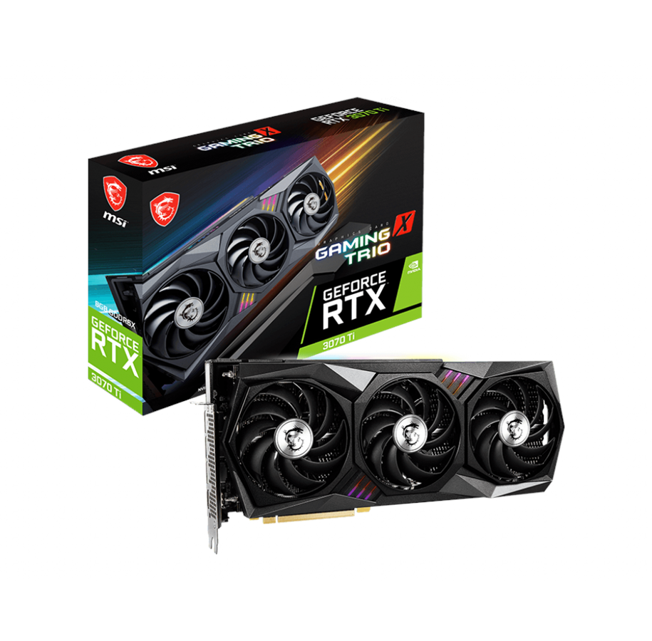 Grafische kaarten - MSI GeForce RTX 3070 Ti GAMING X TRIO - 8GB GDDR6X RAM - Grafische kaarten - RTX 3070 Ti GAMING X TRIO 8G