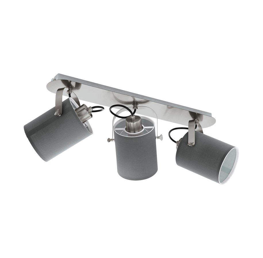 Lampen - EGLO VILLABATE spot, grijs - 98141