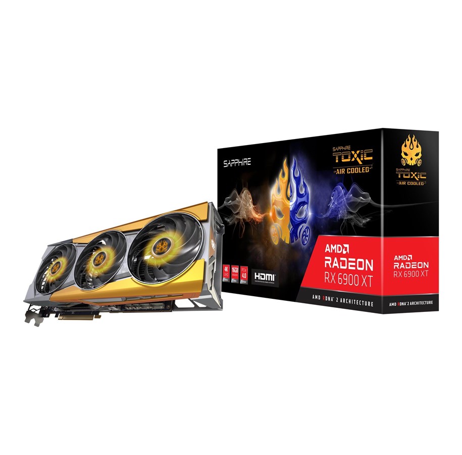 Grafische kaarten - Sapphire Radeon RX 6900 XT TOXIC - 16GB GDDR6 RAM - Grafische kaarten - 11308-11-20G