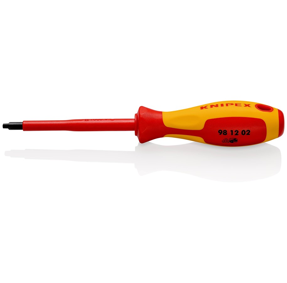 Gereedschap voor elektrisch werk - KNIPEX Schroevendraaier voor Robertson-schroeven - 98 12 02