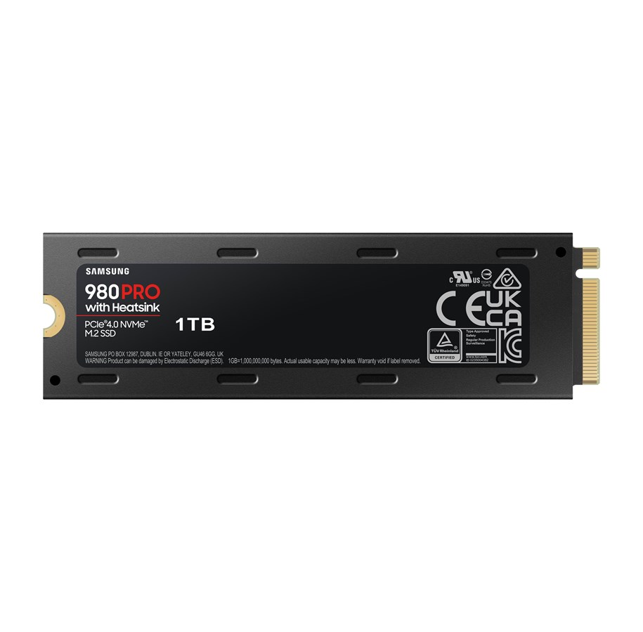 Samsung 980 PRO Heatsink SSD PCIe 4.0 NVMe M.2 - 1TB | Op voorraad