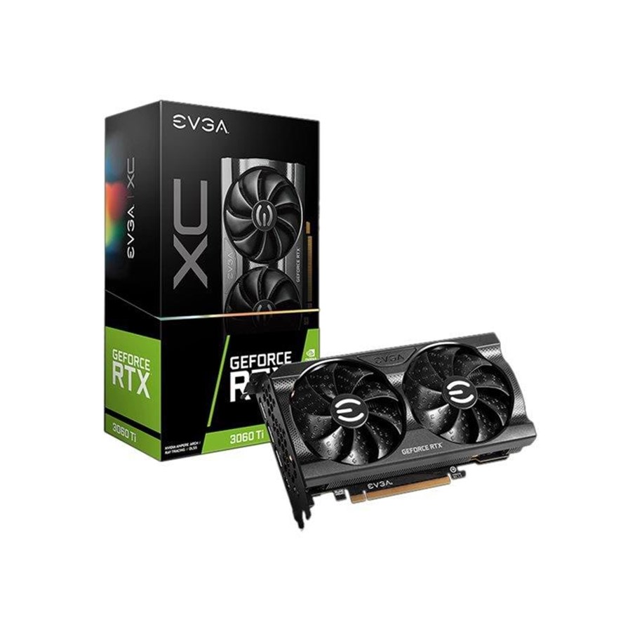 Grafische kaarten - EVGA GeForce RTX 3060 Ti XC LHR - 8GB GDDR6 RAM - Grafische kaarten - 08G-P5-3663-KL