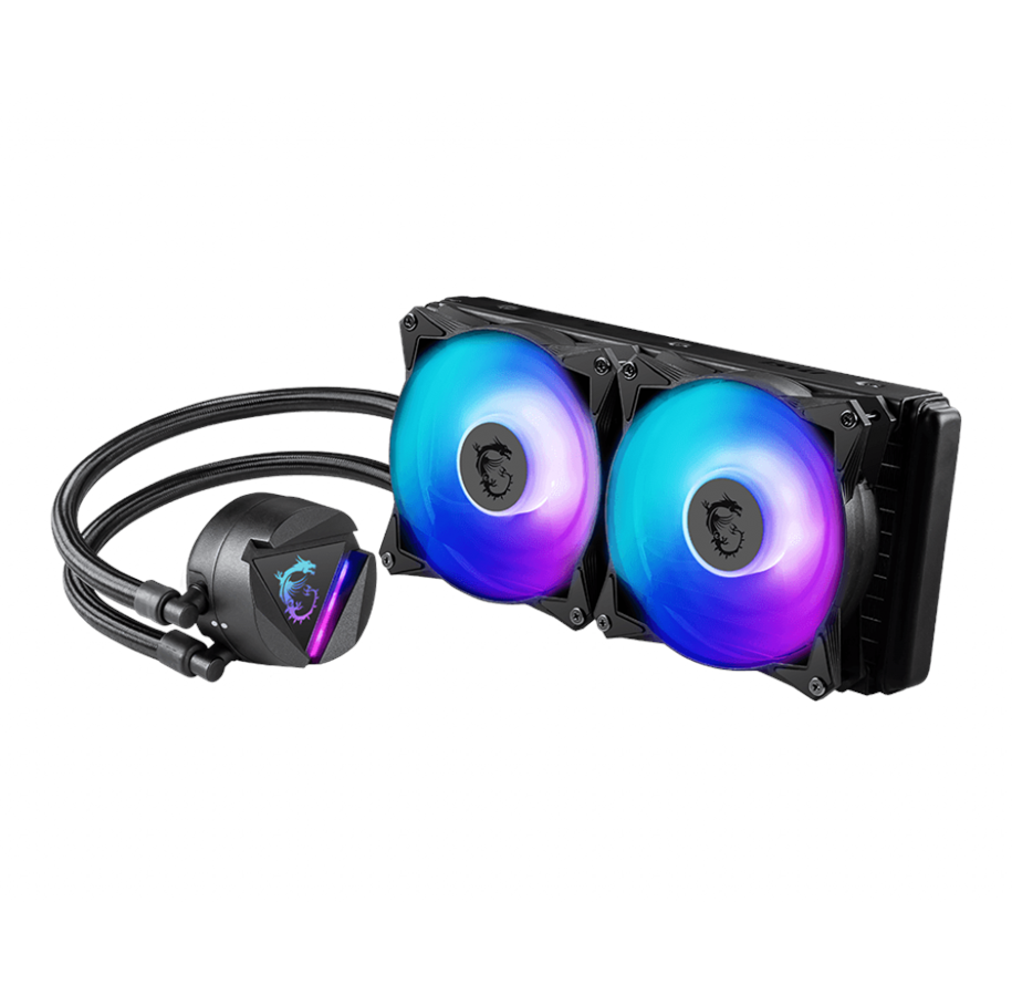 CPU koeler - MSI MAG CoreLiquid 240R V2 - CPU waterkoeling - Maximaal 34 dBA - 306-7ZW1B41-813