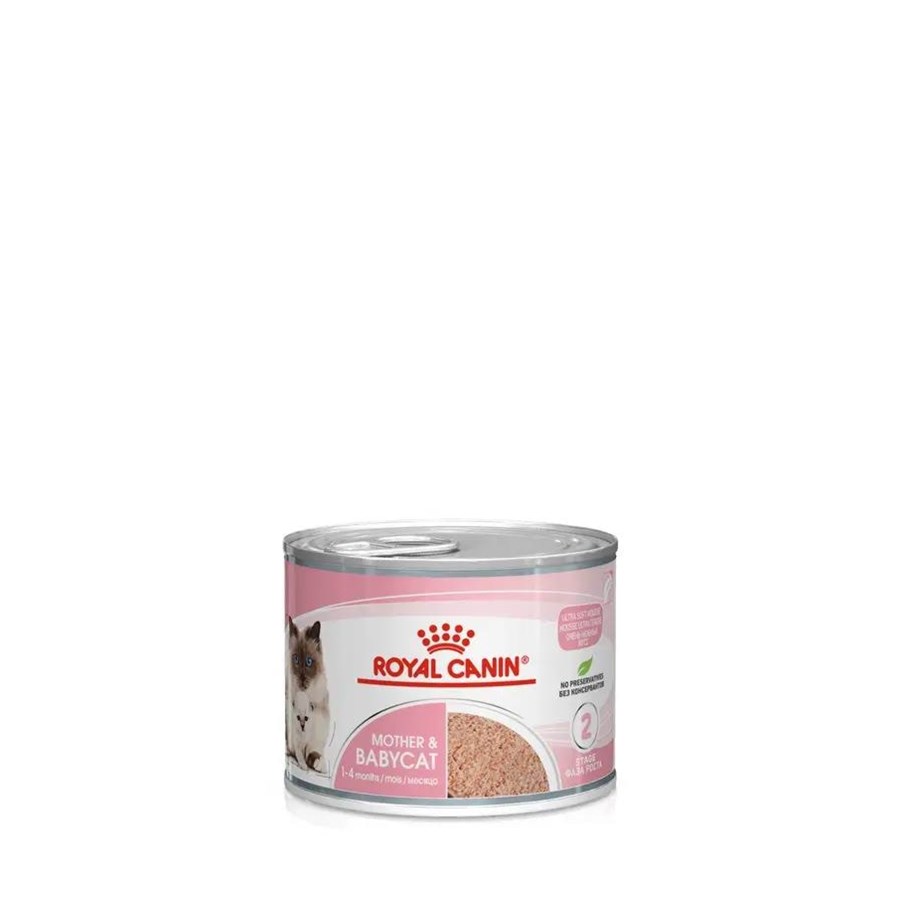Katten - Royal Canin Mother & Babycat Ultra Soft Mousse 195g - 9003579311660