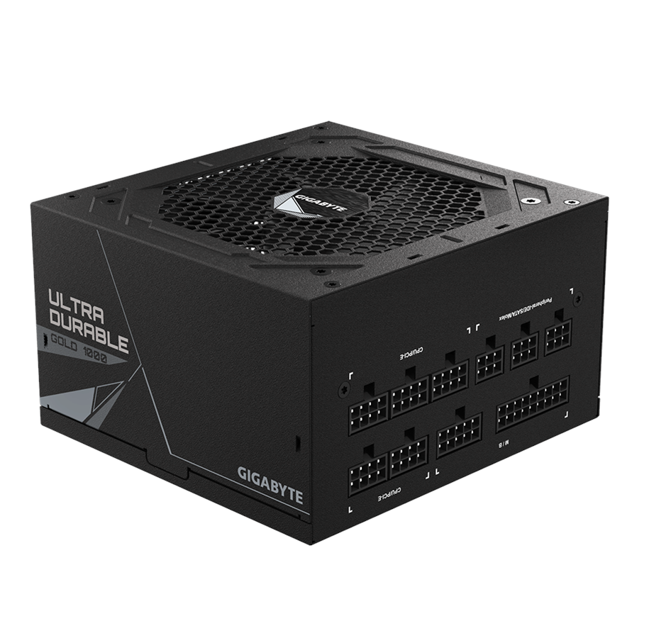 Voeding - GIGABYTE UD1000GM Voeding - 1000 Watt - 120 mm - ATX - 80 Plus 80 PLUS Gold - GP-UD1000GM