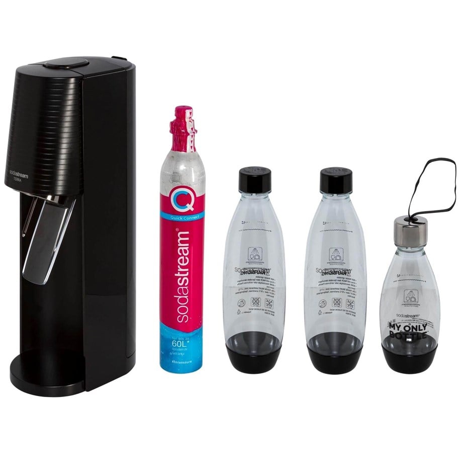 Soda maker - Sodastream Terra Promo Pack met 3 flessen - 7290113767898