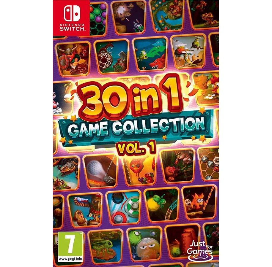 Games - 30-in-1 Game Collection: Vol. 1 (Code in a Box) - Nintendo Switch - Party - 3700664528168