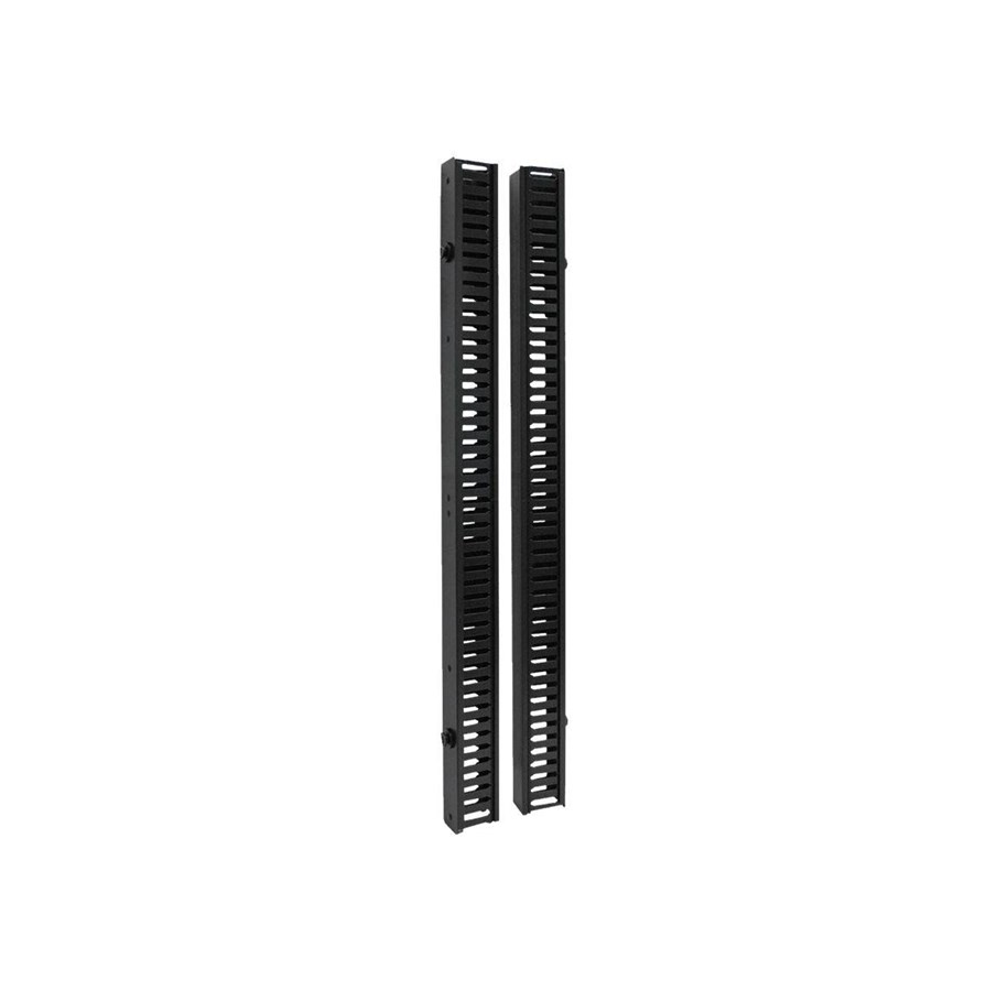 Rackkoffers - Tripp Lite Rack Enclosure Cabinet 6ft VRT Cable Manager Dbl Finger Duct - rack cable management duct with cover - SRCABLEDUCTVRT