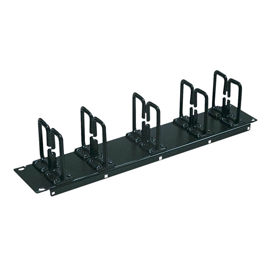 Rackkoffers - Tripp Lite Rack Enclosure Cabinet Horizontal Cable Ring Flexible 2URM - rack cable management kit - 2U - SRCABLERING2U