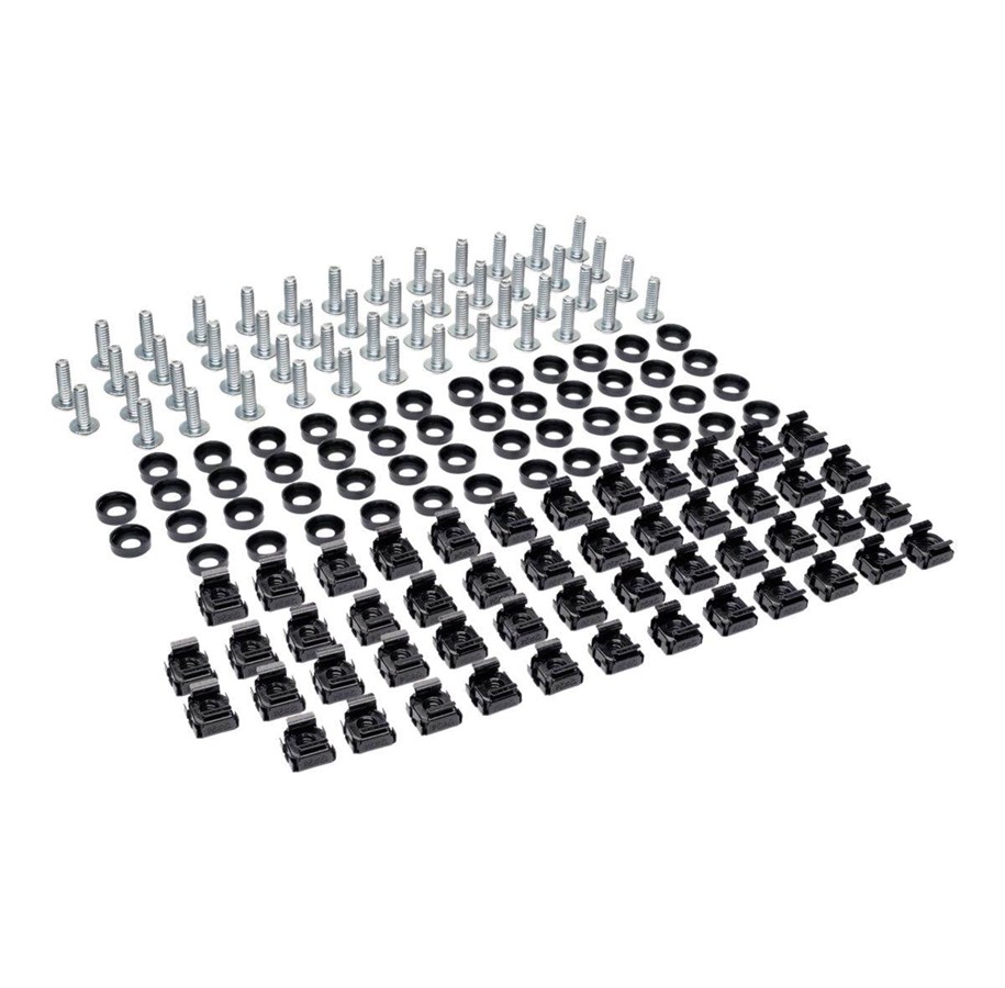 Rackkoffers - Tripp Lite Rack Enclosure Square Hole Hardware 12-24 Screws & Washers 50PC - rack Montage kit - SRCAGENUTS1224