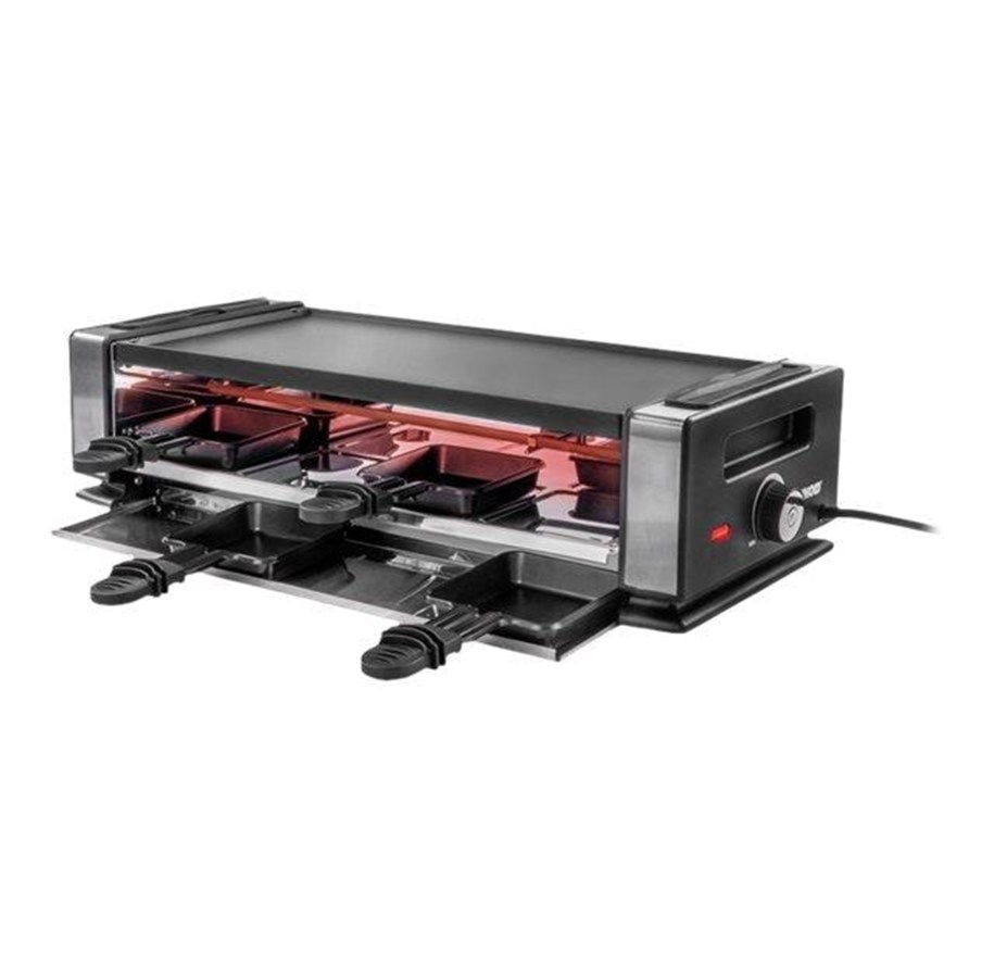 Overige keukenapparatuur - Unold 48730 Finesse Basic - raclette/grill/griddle - black/stainless steel - 48730