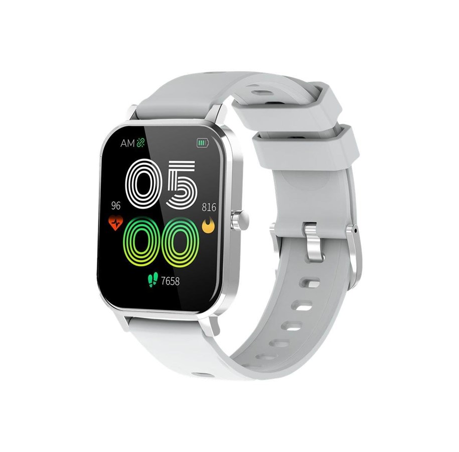 Smartwatch, Sporthorloge en Activity Tracker - DENVER SW-181 smart watch with band - grey - SW-181GREY