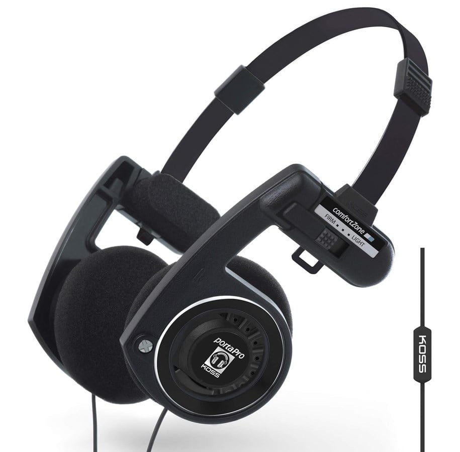 Koss Porta Pro with Micro Zwart | Op voorraad | Voordelig