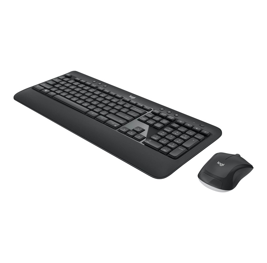 Toetsenbord - Logitech MK540 Advanced - keyboard and mouse set - QWERTY - Spanish - Keyboard and mouse set - Spaans - Zwart - 920-008680