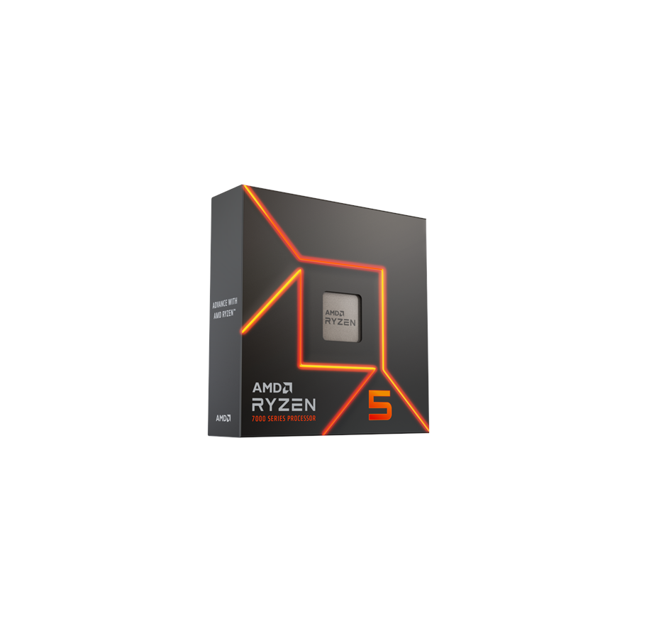 AMD Ryzen 5 7600X CPU - 6 kernen - 4.7 GHz - AMD AM5 - AMD Boxed