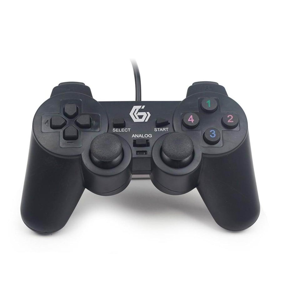 Gaming accessoires - Gembird Dual Vibration Gamepad - Wired Controller - PC - JPD-UDV-01