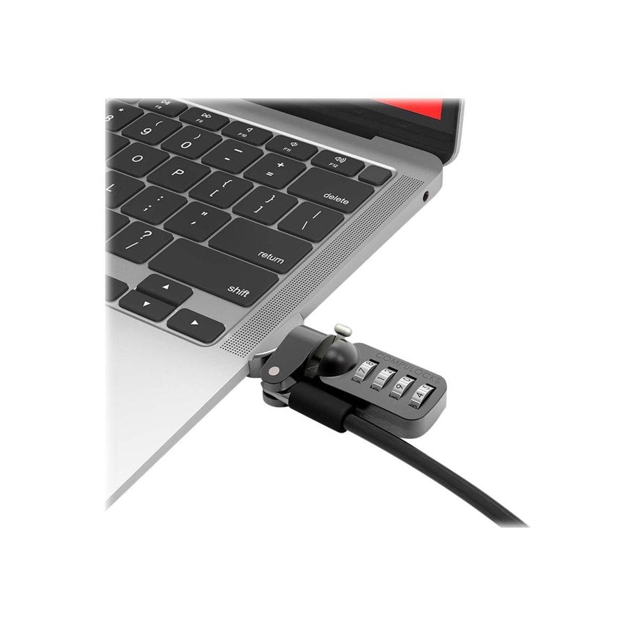 Systeemaccessoires  - Compulocks MacBook Air M1 2020 Lock Adapter With Combination Lock - MBALDG03CL