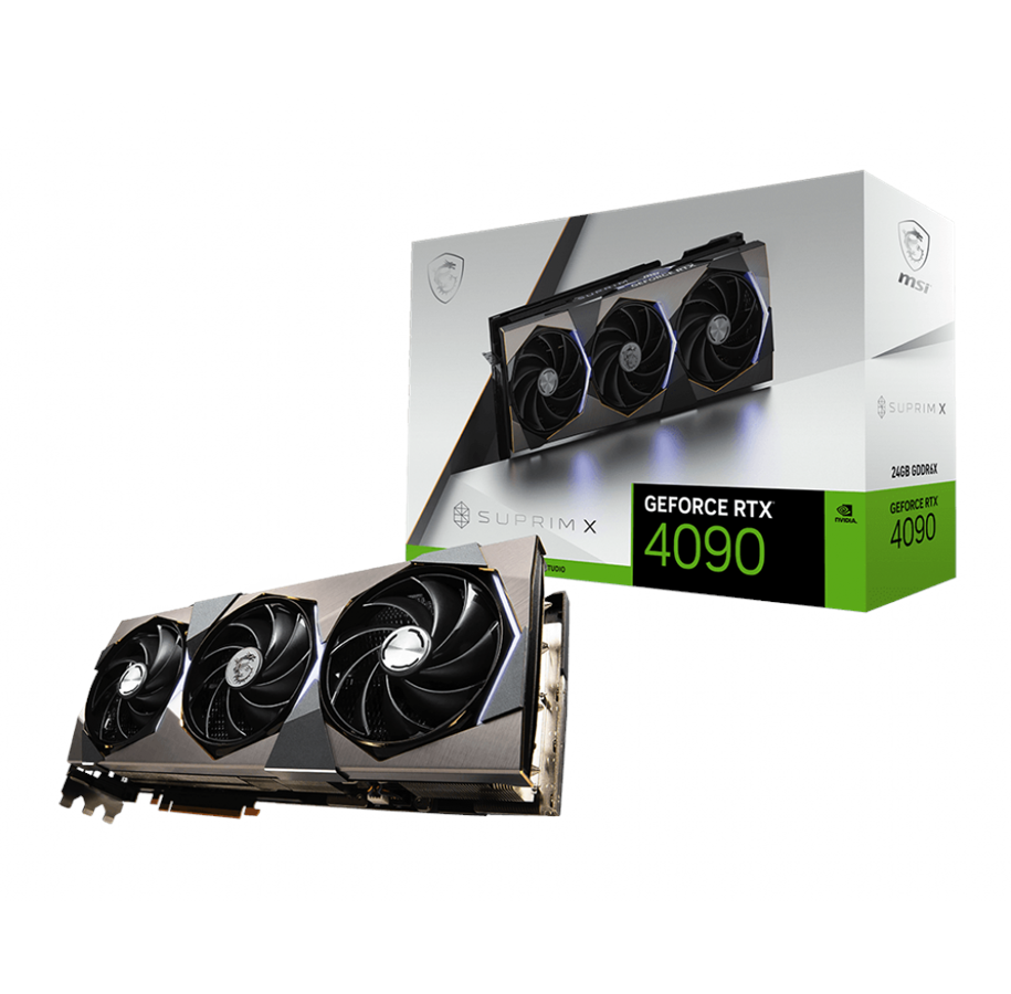 Grafische kaarten - MSI GeForce RTX 4090 SUPRIM X - 24GB GDDR6X RAM - Grafische kaarten - RTX 4090 SUPRIM X 24G