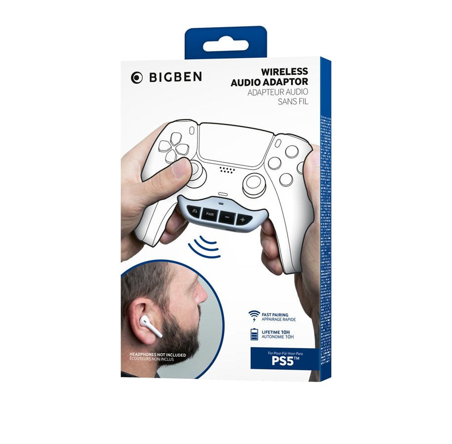 Gaming accessoires - BigBen Interactive Wireless Audio Adaptor - Wired - Sony PlayStation 5 - 3665962013191