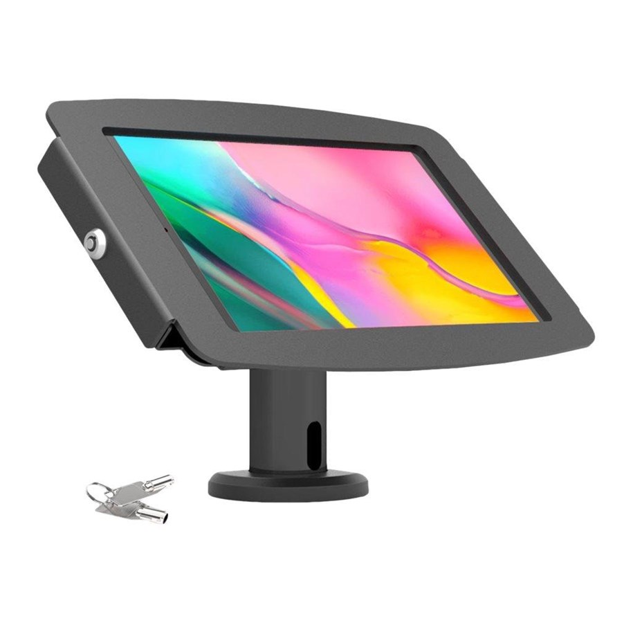 Muurbevestigingen, AV-bevestigingen & AV-meubels - Compulocks Rise Ruimte Tab A8 10.5" Kiosk 4" Pole - Max - recommended for - TCDP04105GA8SB