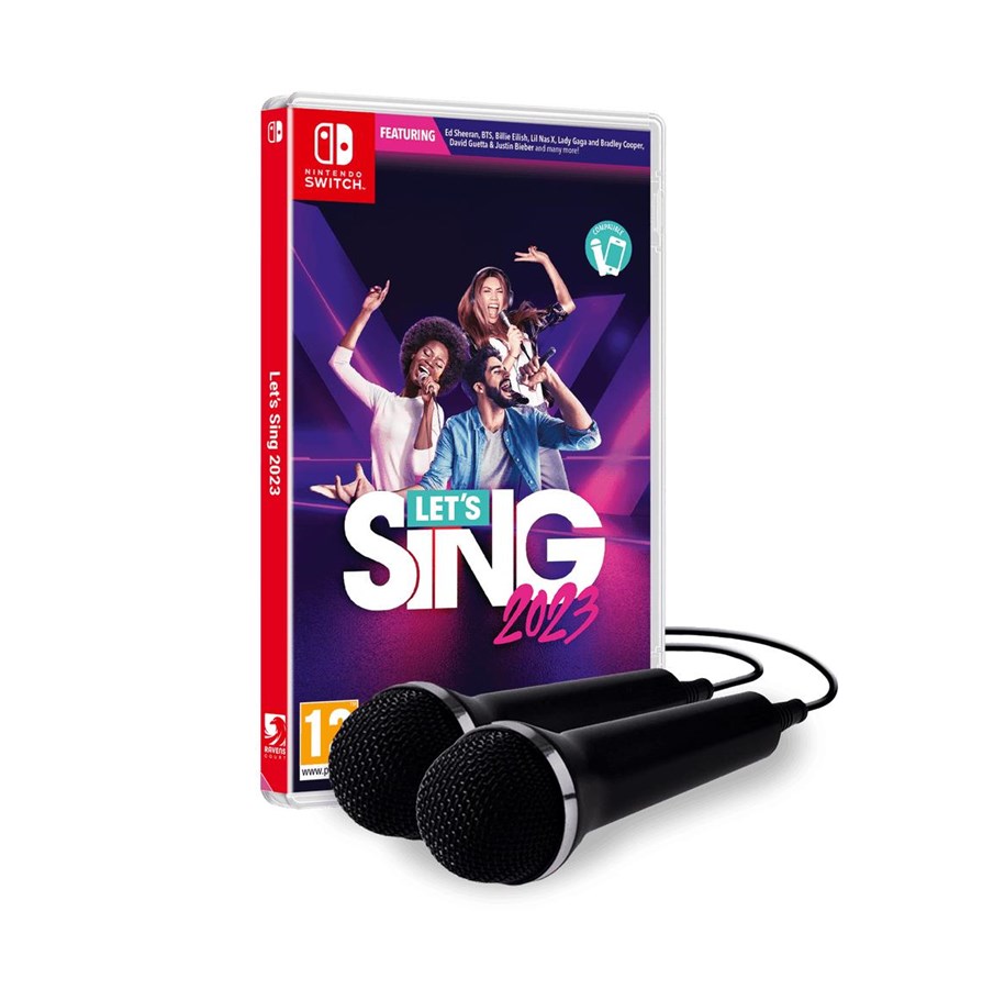 Games - Let's Sing 2023 + 2 Microphones - Nintendo Switch - Muziek - 4020628639396