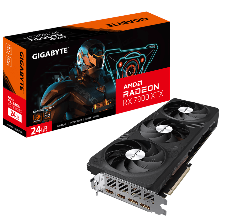 Grafische kaarten - GIGABYTE Radeon RX 7900 XTX GAMING OC - 24GB GDDR6 RAM - Grafische kaarten - GV-R79XTXGAMING OC-24GD