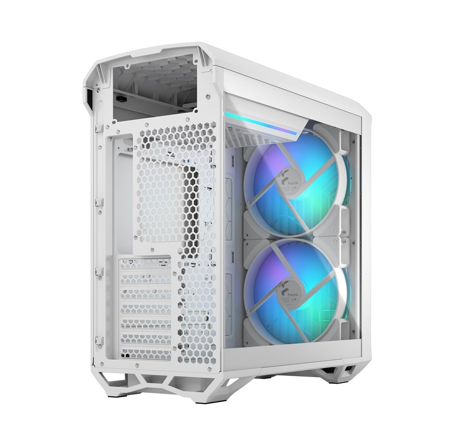 Fractal Design Torrent Compact RGB - White TG Clear Tint - Case Fractal Design Torrent Compact RGB - White TG Clear Tint - Case