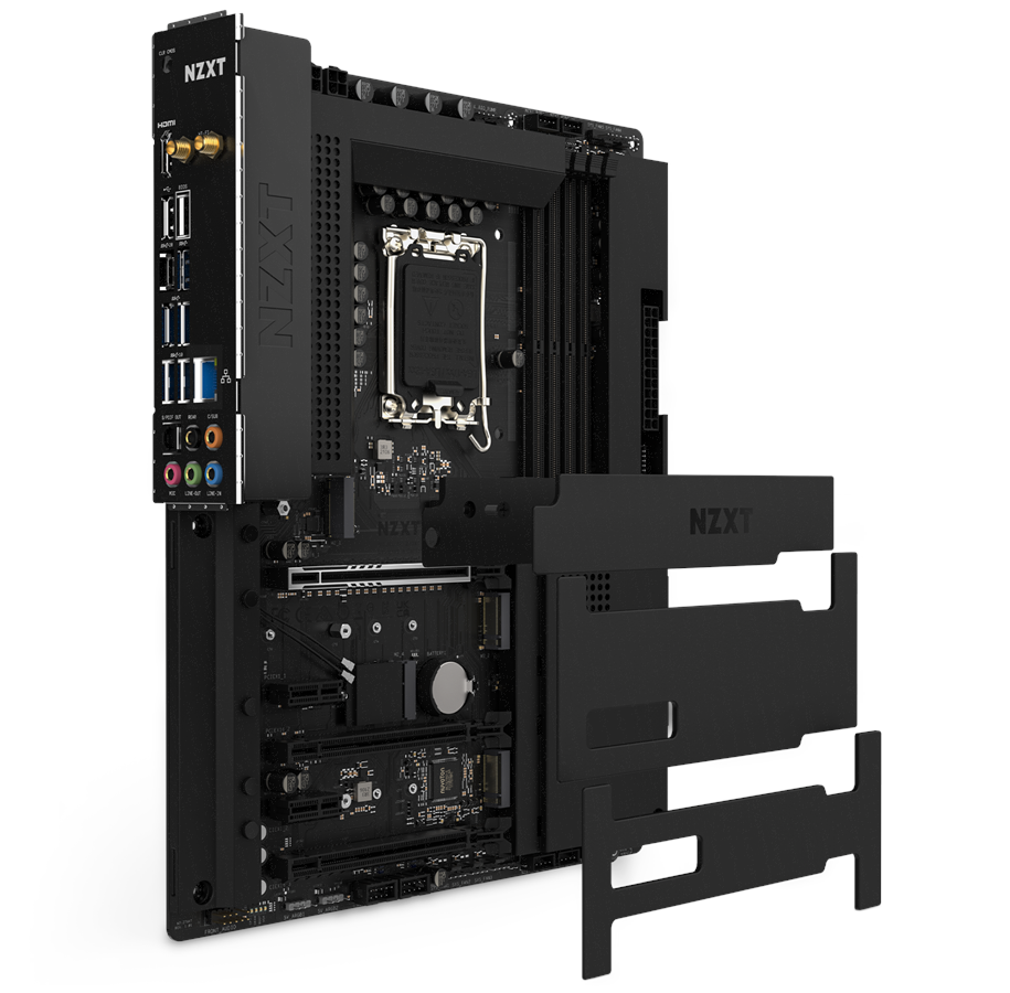 Moederbord - NZXT N7 Z790 Black Moederbord - Intel Z790 - Intel LGA1700 - DDR5 RAM - ATX - N7-Z79XT-B1