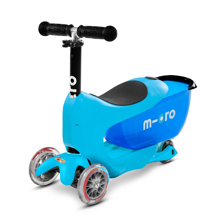 Buiten spelen - Micro Mini2go Deluxe Plus - Blauw - MMD034