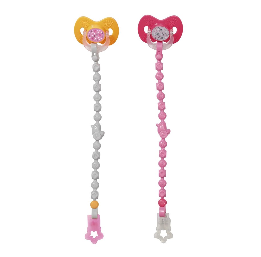 Dolls & Accessories - Baby Born Magic Dummy W Chain 2 asst 43cm - 832486