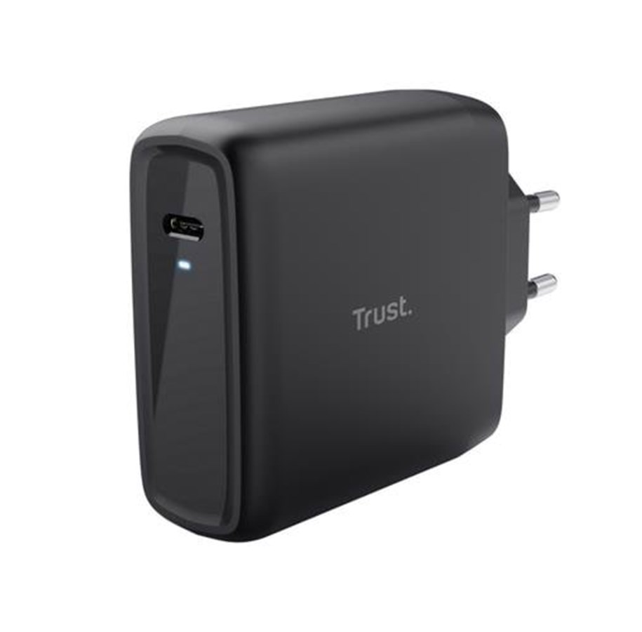 Mobiel - Adapters & Opladers - Trust MAXO 100W USB-C Charger Zwart - 24818