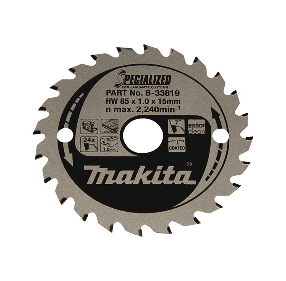 Cirkelzaag - Makita Specialized Circular Saw Blade - for Laminate - B-33819