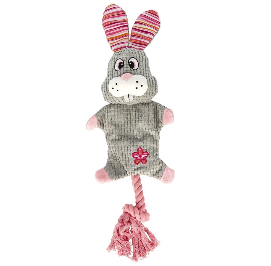 Honden - Dogman Hondenspeeltje Rabbe Prassel Konijn 35cm - 334053