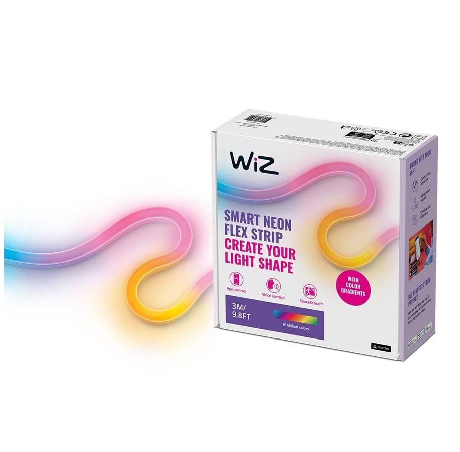 Smart Home - WiZ Smart Flexible Neon Lightstrip 3 m RGB & Tunable White *DEMO* - 929003295501