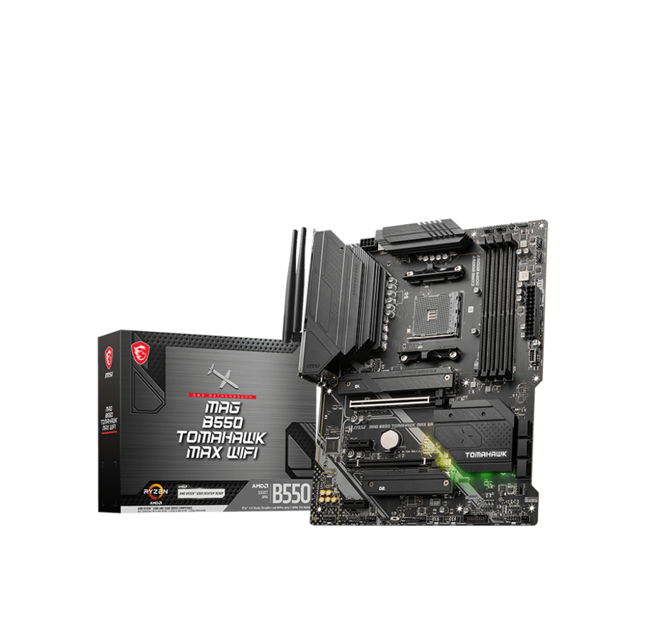 MSI MAG B550 TOMAHAWK MAX WIFI Moederbord - AMD B550 - AMD AM4
