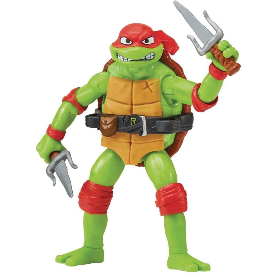 Speelgoedpop - Teenage Mutant Ninja Turtles Mutant Mayhem Raphael 12 cm - 46-83284