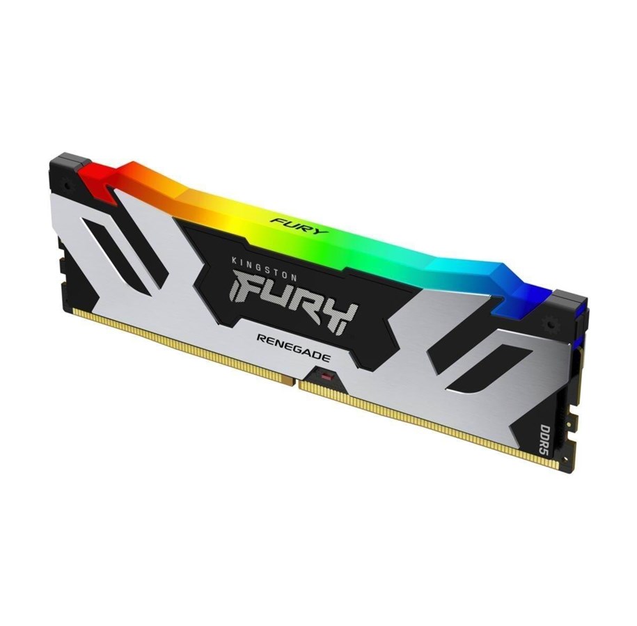 RAM - Kingston FURY Renegade RGB DDR5-6000 - 48GB - CL32 - Single Channel (1 pcs) - Intel XMP - Zwart met RGB - KF560C32RSA-48