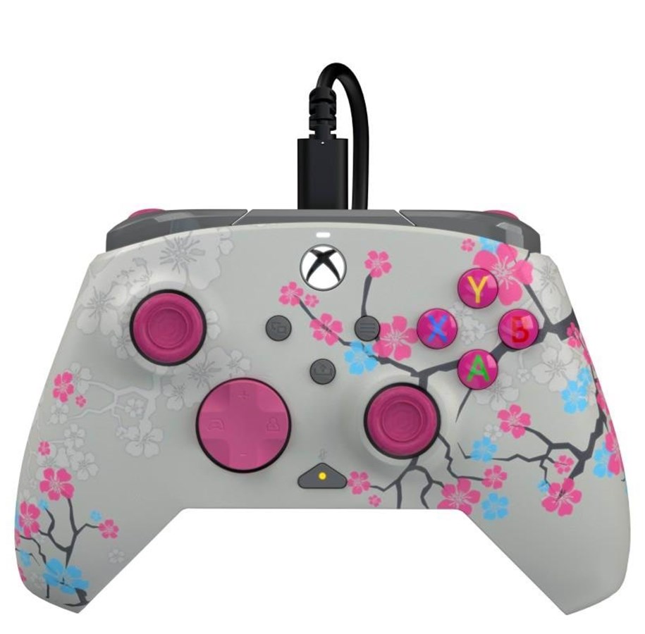Gaming accessoires - PDP Rematch - Blossom (Glow In Dark) - Wired Controller - Microsoft Xbox One - 049-023-BLSM