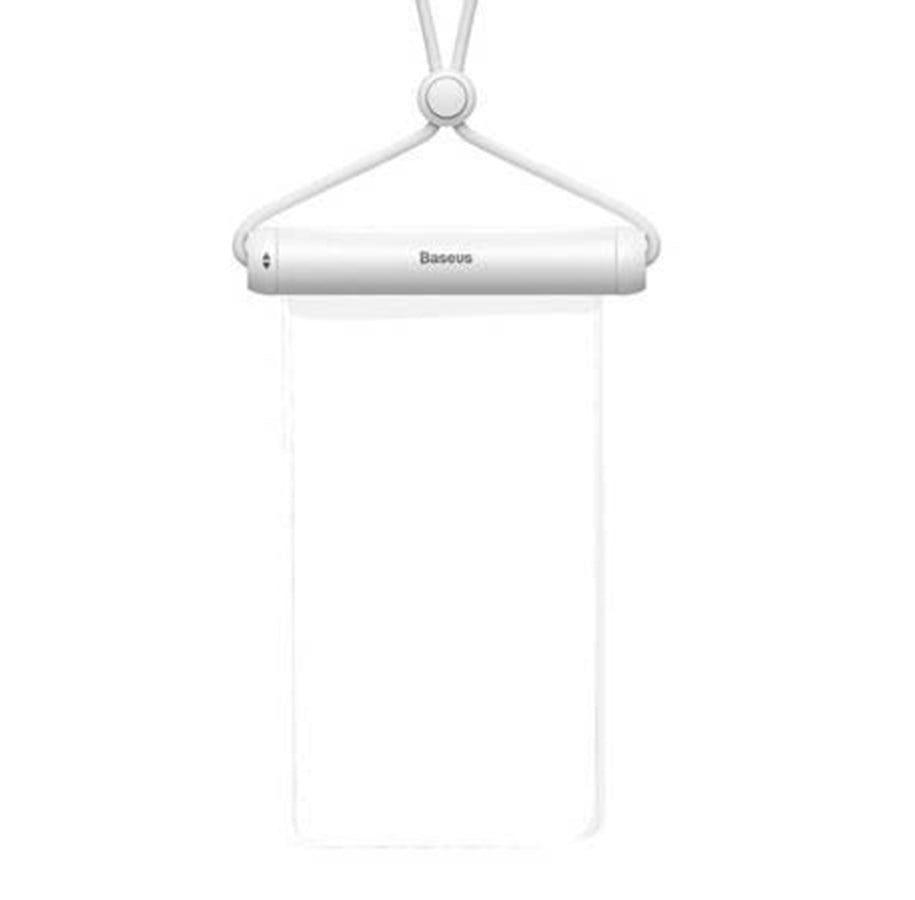 Mobiel - Covers & Cases - Baseus Cylinder Slide-cover waterproof smartphone bag (white) - FMYT000002