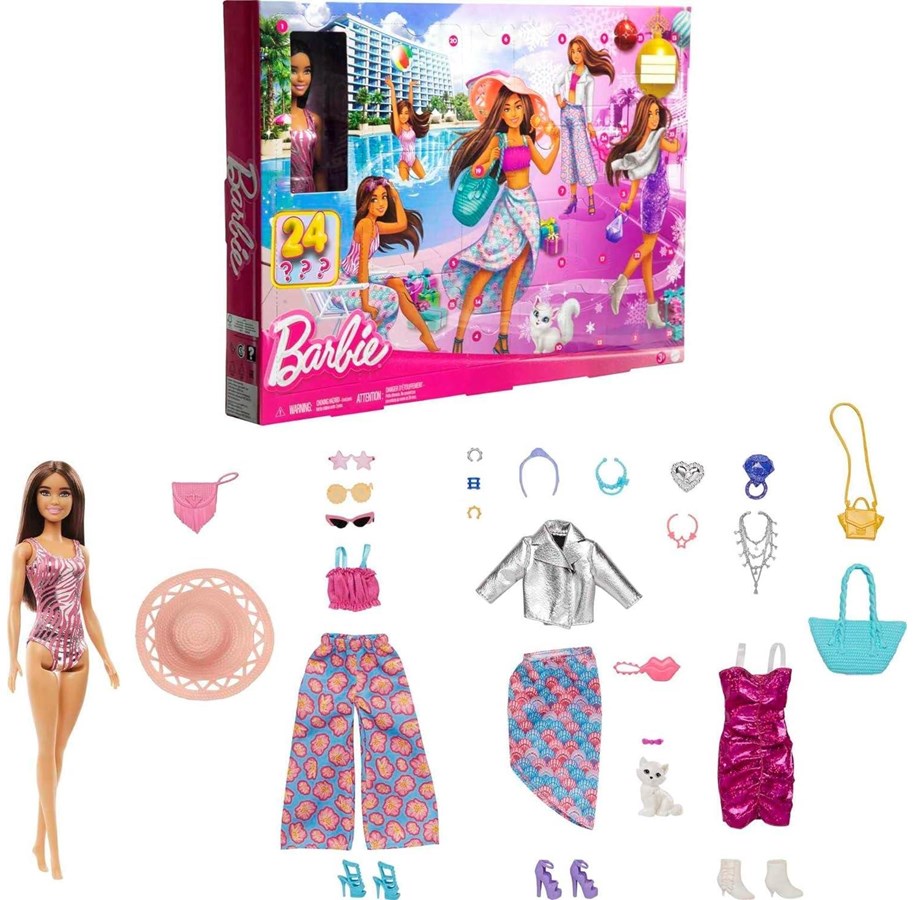 Kerstkalender - Barbie Doll And Fashion Advent Calendar - 00523024