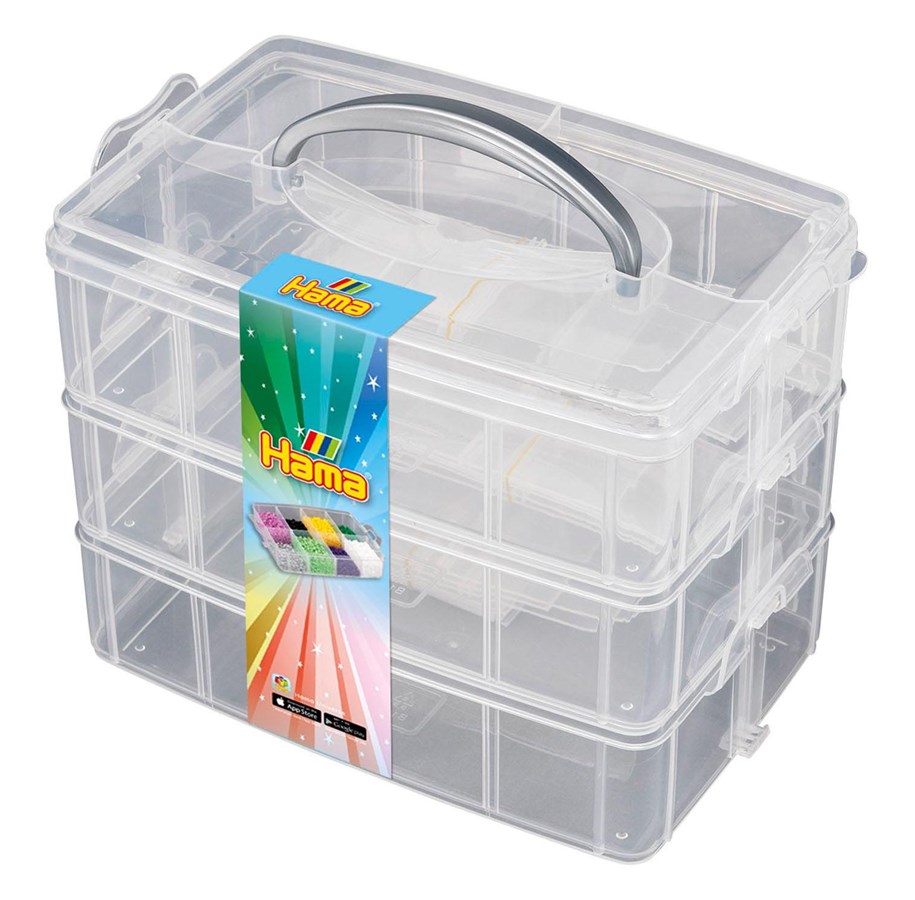 Creatief spelen - Hama Ironing Beads Storage Box Large with 3 Drawers - 6750