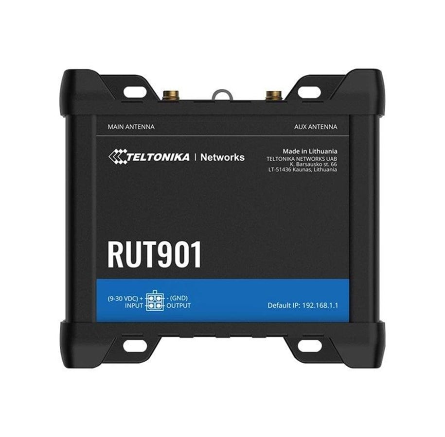 Teltonika RUT901 - wireless router - Wi-Fi LTE - DIN rail mountable ...