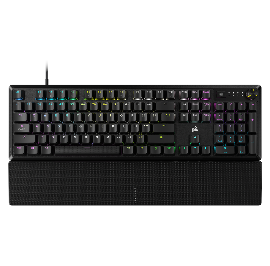 Toetsenbord - Corsair K70 CORE RGB Mechanical Gaming Keyboard - Gaming toetsenbord - Noords - Zwart - CH-910981E-ND