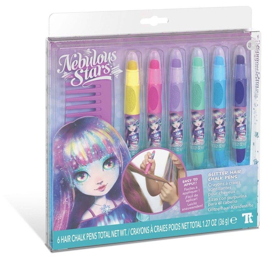 Creatief spelen - Nebulous Stars Glitter Hair Chalks - 232-11432
